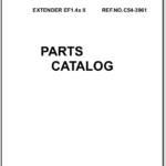 Canon Extender EF1.4XII Parts Catalog