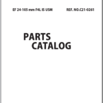 Canon Lens EF 24-105mm F4L IS USM Parts Catalog