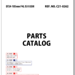 Canon Lens EF 24-105mm F4L IS II USM Parts Catalog