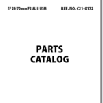 Canon Lens EF 24-70mm F2.8L II USM Parts Catalog