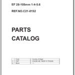 Canon Lens EF 28-105mm 1:4-5.6 Parts Catalog