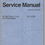 Canon Lens EF 28-70mm 1:2.8L Ultrasonic Service Manual