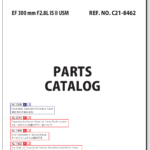 Canon Lens EF 300mm 1:2.8L IS II USM Parts Catalog