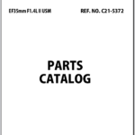 Canon Lens EF 35mm F1.4L II USM Parts Catalog