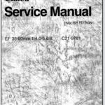 Canon Lens EF 35-80mm 1:4-5.6 II Service Manual