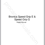 Bronica Speed Grip E & G Repair Manual