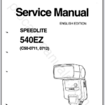 Canon Speedlite 540EZ Service Manual