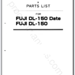 Fuji DL-150, DL-150 Date Repair Manual & Parts List