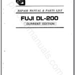 Fuji DL-200 Repair Manual & Parts List