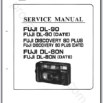 Fuji DL-90, DL-90 (Date), Discovery 80 Plus, Discovery 80 Plus (Date), DL-80N, DL-80N (Date) Service Manual & Parts List