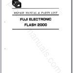 Fuji Electronic Flash 2000 Repair Manual & Parts List